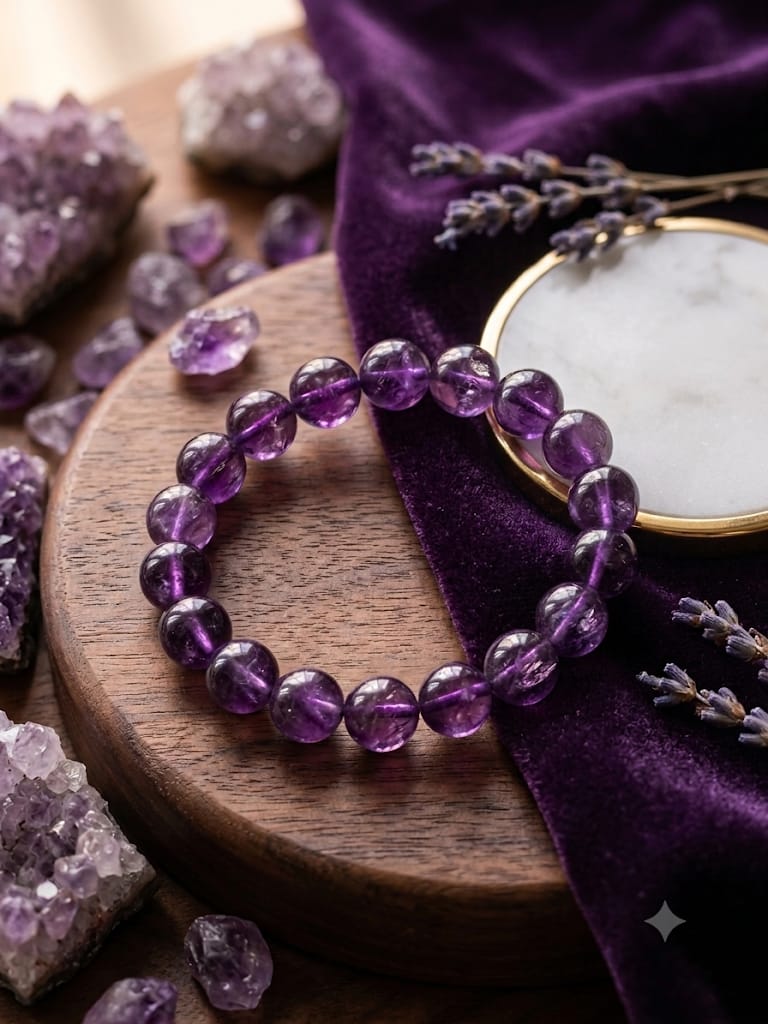 Natural Amethyst Bracelet