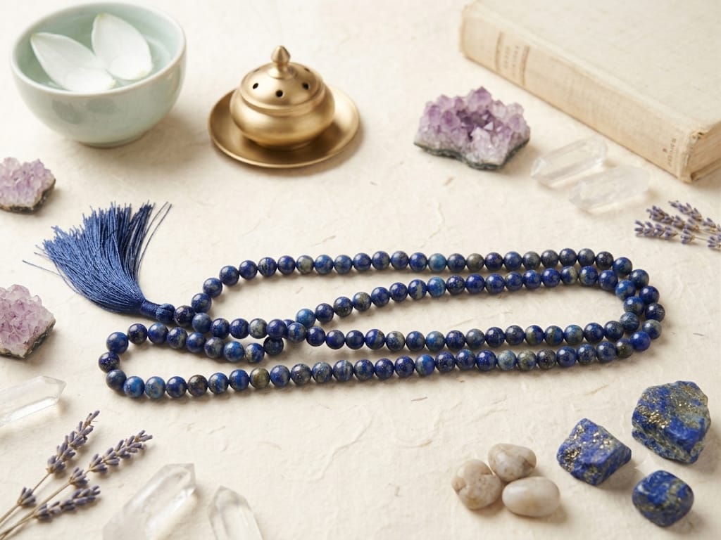Natural Lapis Lazuli 108 Beads Mala