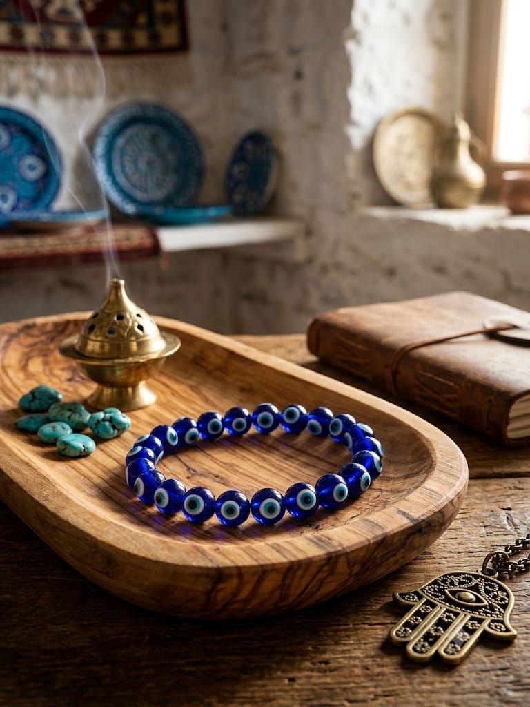 Blue Evil Eye Bracelet