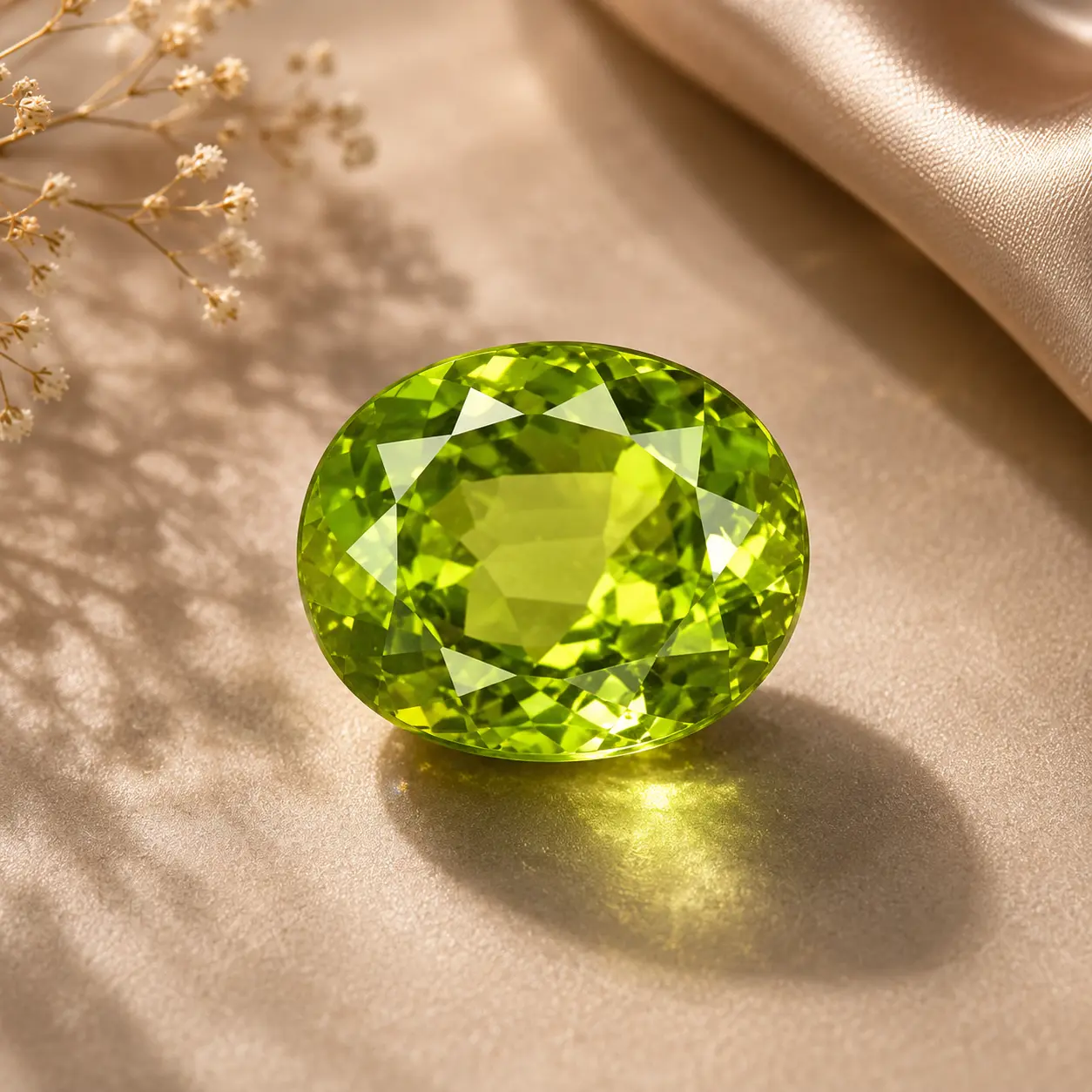 Peridot – Oval Shape
