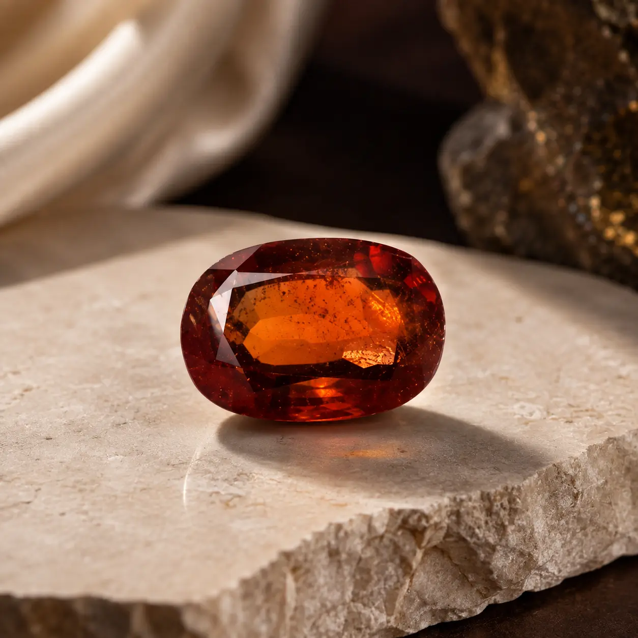 African Hessonite (Gomed) – 4.57 Carat